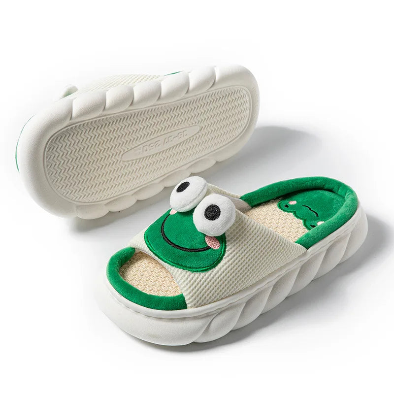 Chinelo Cartoon Frog