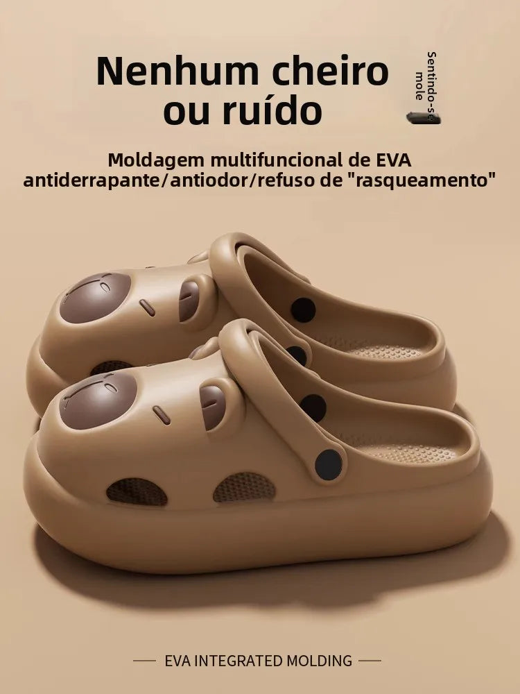 Chinelo Nuvem Capybara