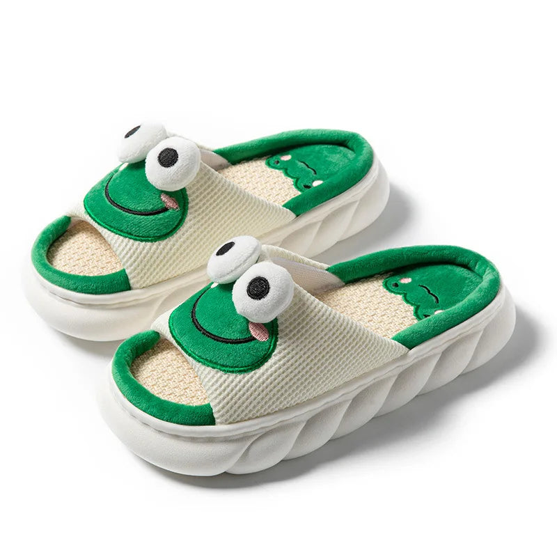 Chinelo Cartoon Frog