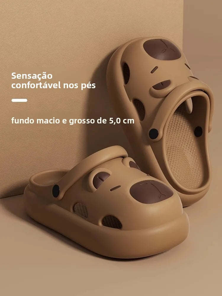 Chinelo Nuvem Capybara