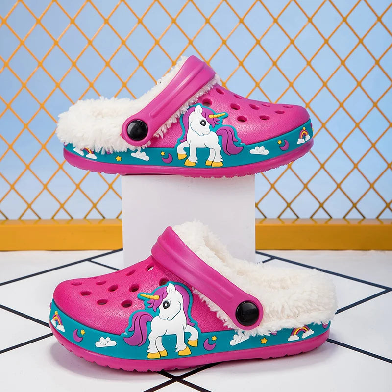 Pantufas infantil Clogs Cartoon