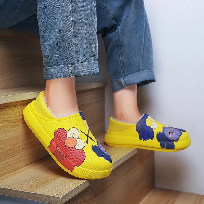 Pantufas de Inverno Cartoon