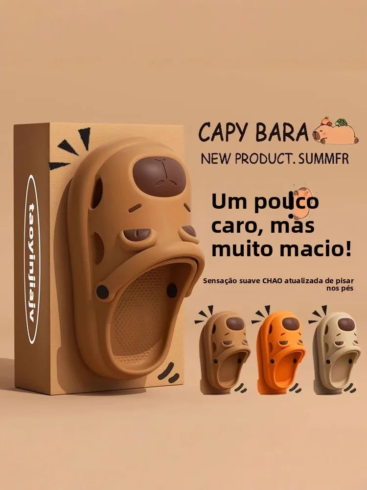 Chinelo Nuvem Capybara