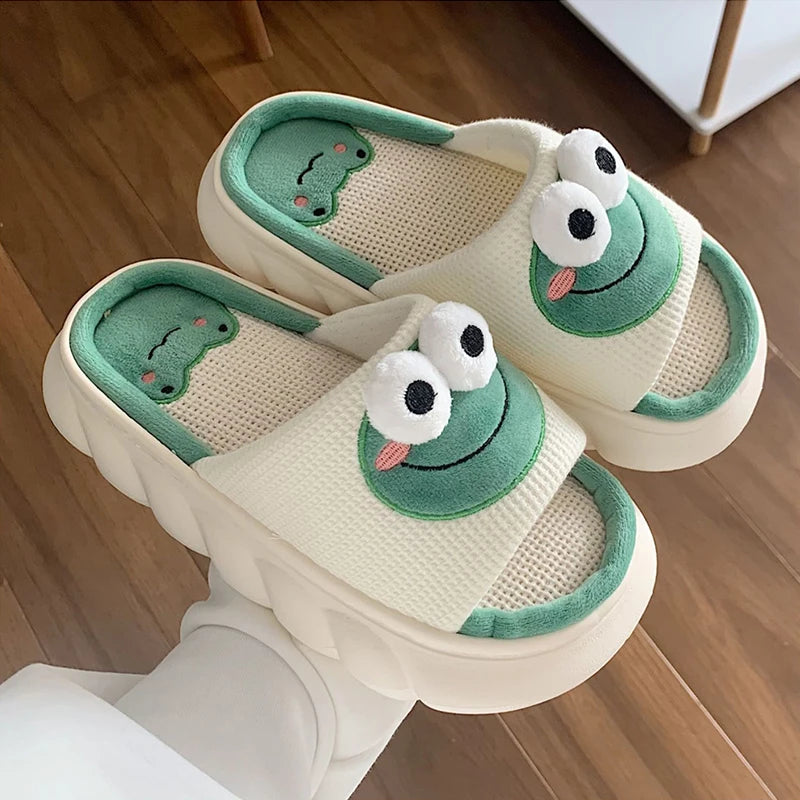 Chinelo Cartoon Frog