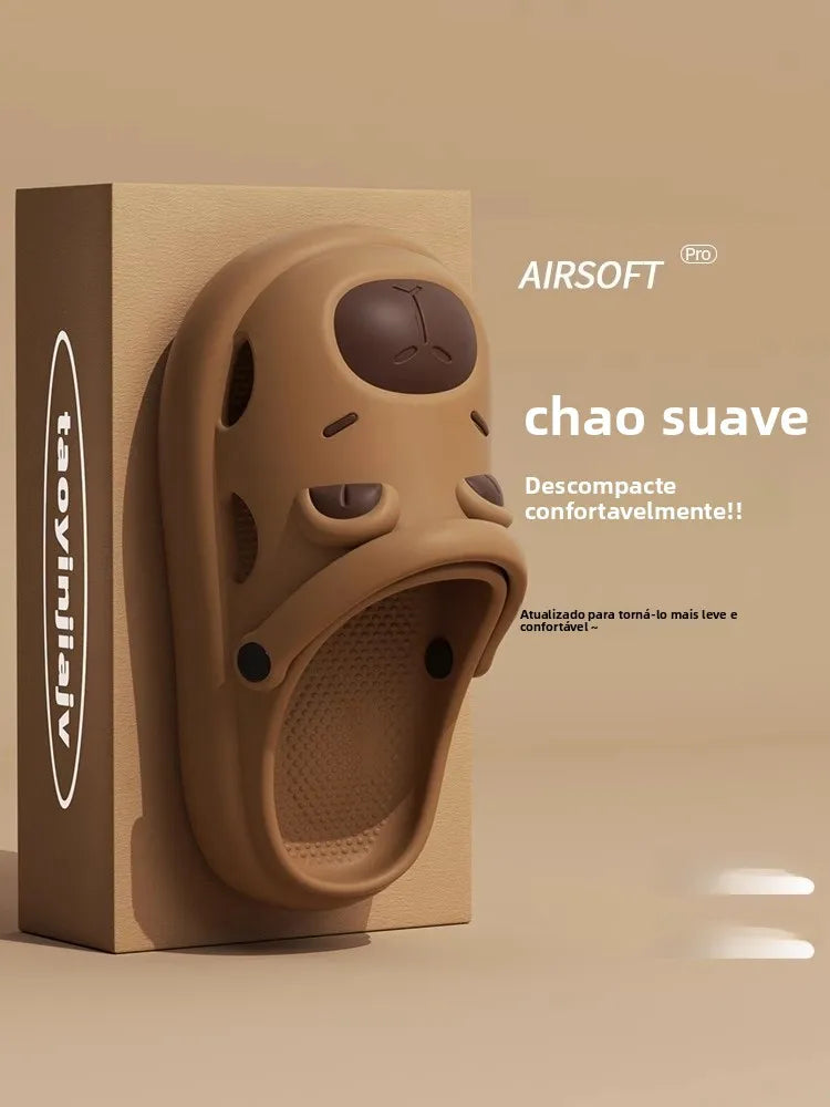 Chinelo Nuvem Capybara