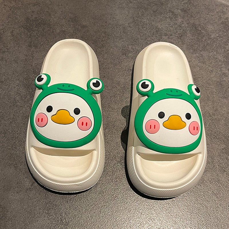 Chinelo Nuvem Cartoon Frog