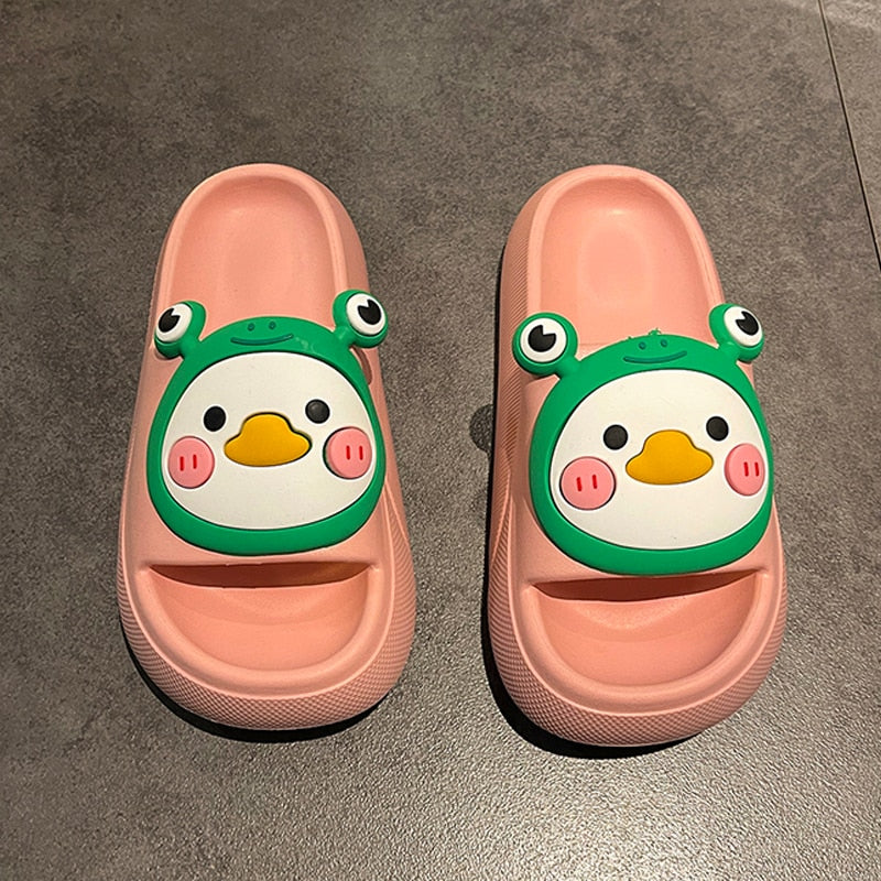 Chinelo Nuvem Cartoon Frog